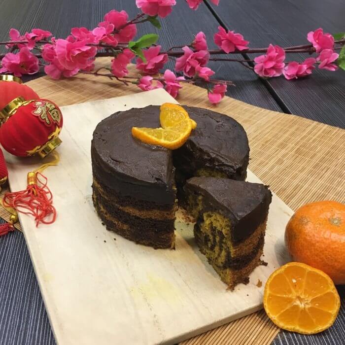 Chocolate Tangerine Marble Cake &ndash; Amazin' Graze Singapore