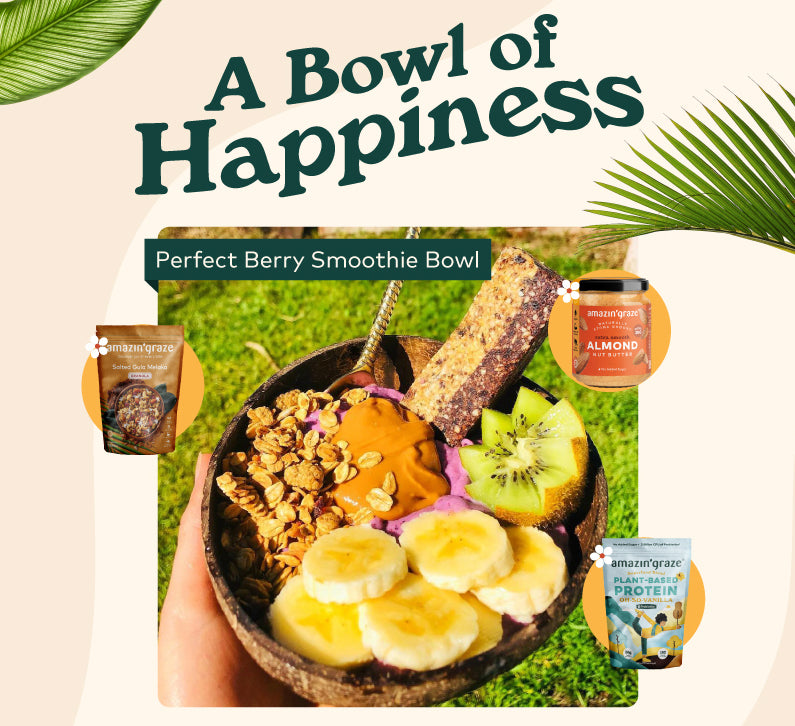 Perfect Berry Smoothie Bowl Amazin' Graze Singapore