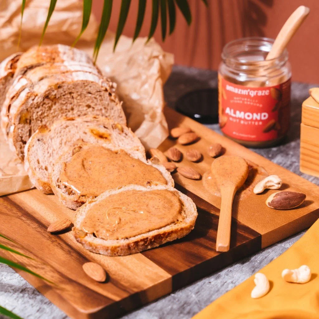 Amazin' Graze Smooth Almond Butter with Bread