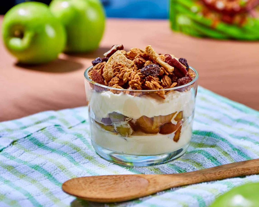 Apple Crumble Cheesecake Jars - Amazin' Graze Singapore