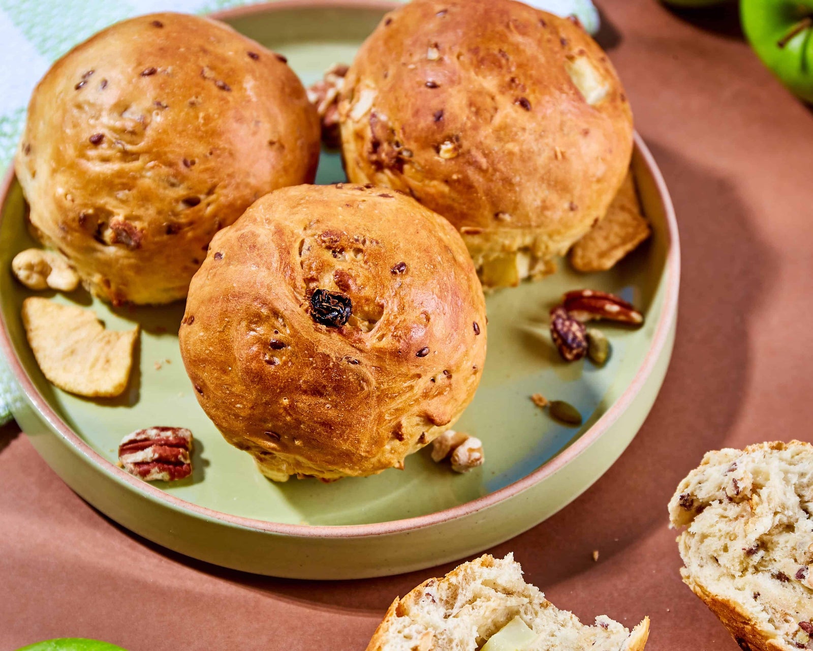 Spelt Apple Morning Buns - Amazin' Graze Singapore