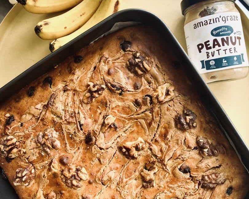 MUST-TRY RECIPE: Peanut Butter and Banana Bread - Amazin' Graze Singapore