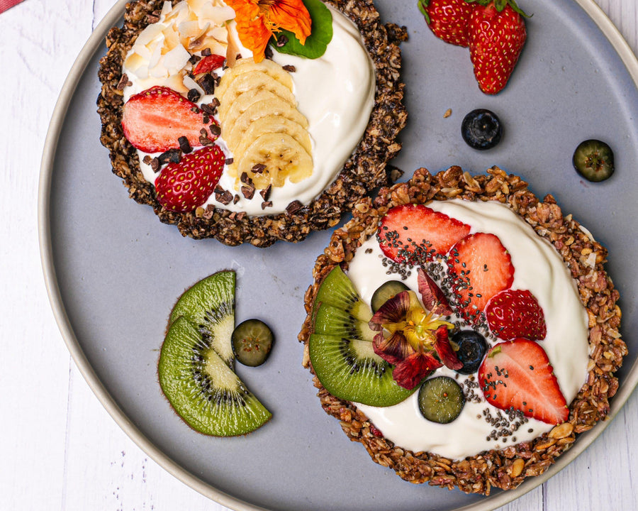 Breakfast Chocolate Granola Tarts - Amazin' Graze Singapore