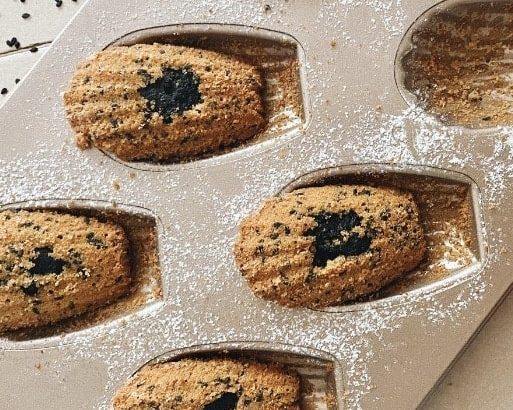 Black Sesame Madeleines - Amazin' Graze Singapore