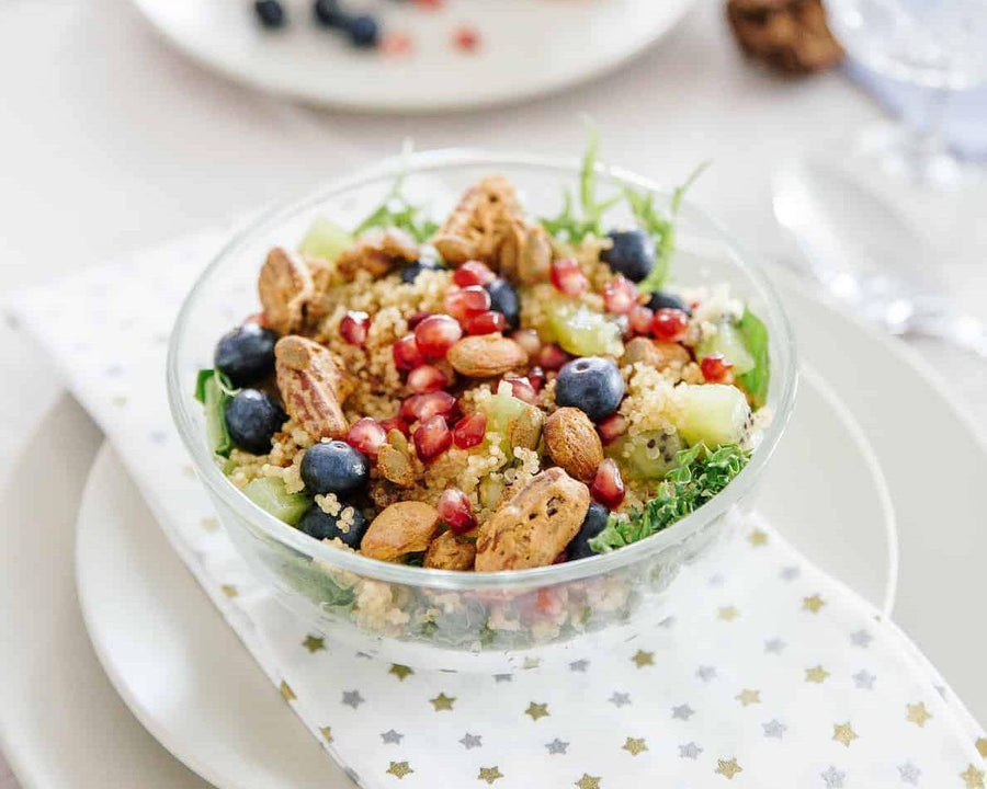 Christmas Recipe: Festive Fruity Quinoa Salad - Amazin' Graze Singapore