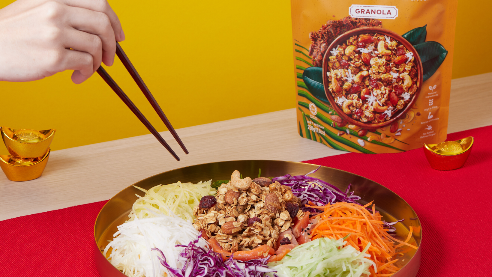 Granola-licious Yee Sang