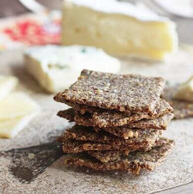 Rosemary Parmesan Flax Crackers - Amazin' Graze Singapore