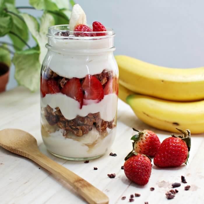Banana Split Yogurt Parfait Recipe - Amazin' Graze Singapore