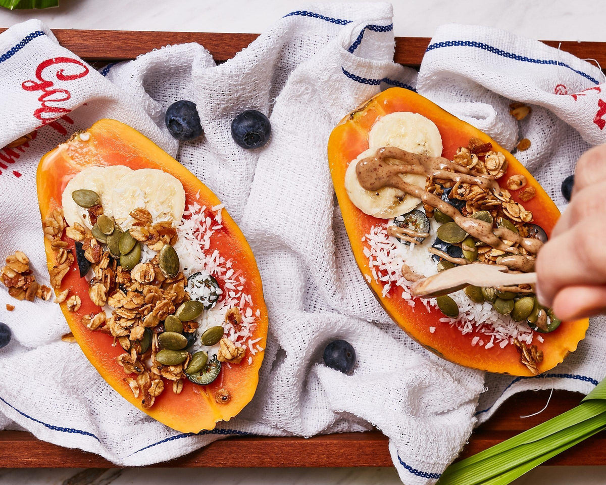 Tropical Papaya Breakfast Bowl - Amazin' Graze Singapore