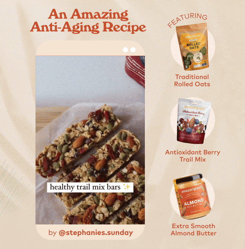 Mother's Day Anti-ageing Recipe: Healthy Trail Mix Bars