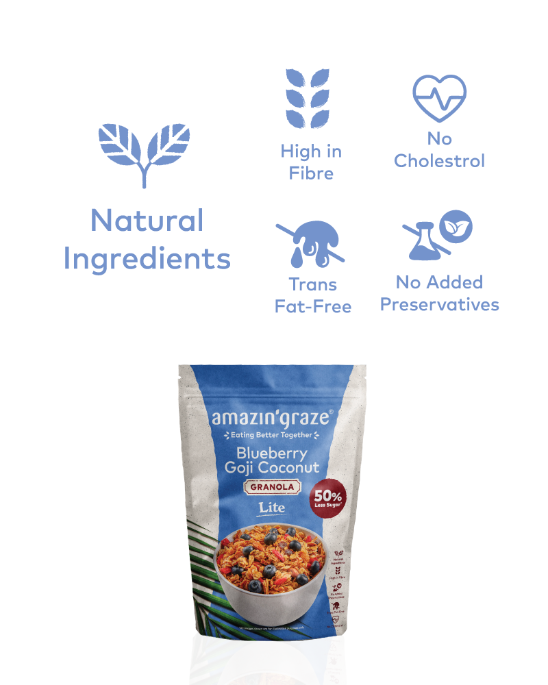 Blueberry Goji Coconut Granola Lite