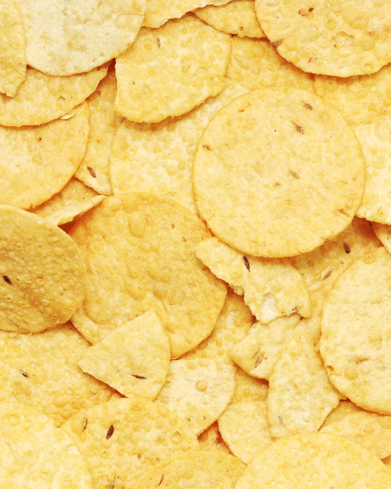 Amazin' Graze Lightly Salted Hummus Chips 100g Texture