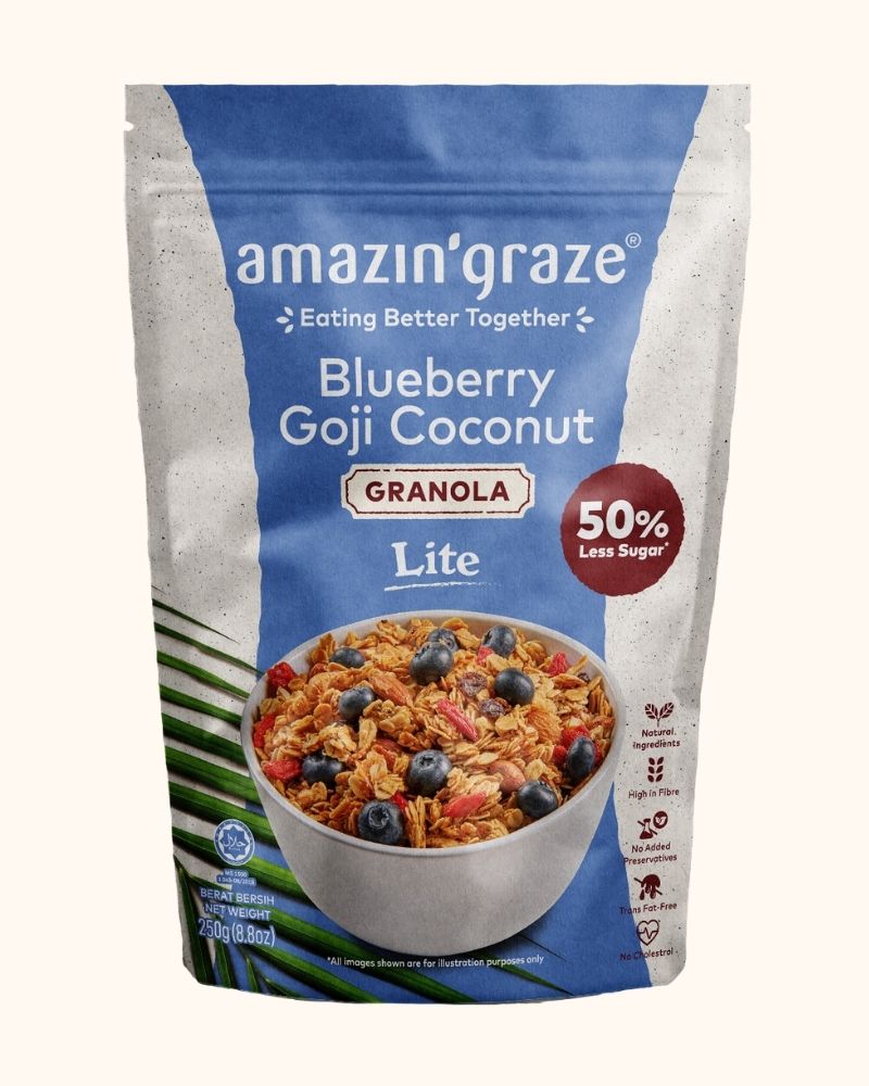 Blueberry Goji Coconut Granola Lite