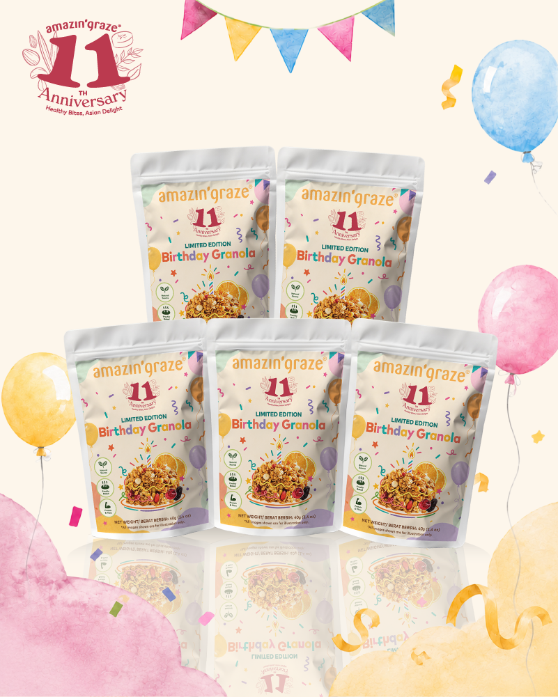 [Bundle of 5] Limited Edition Birthday Granola (40g)