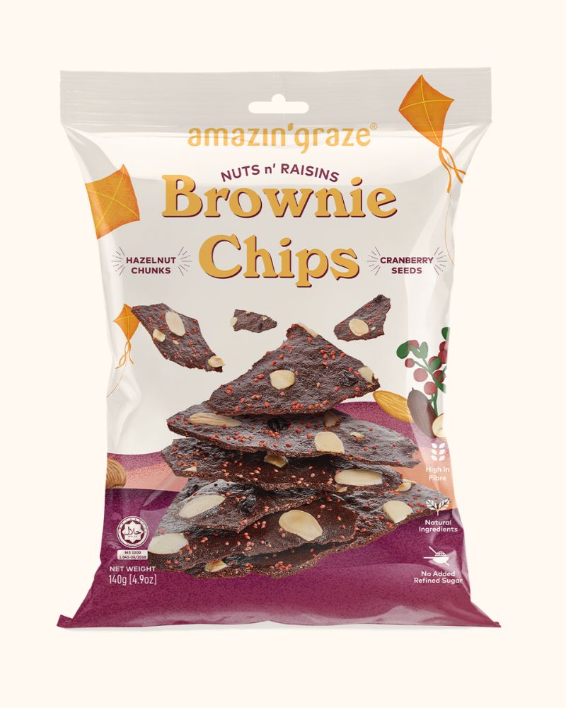 Nuts n' Raisins' Brownie Chips