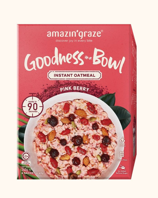 Pink Berry Instant Oatmeal