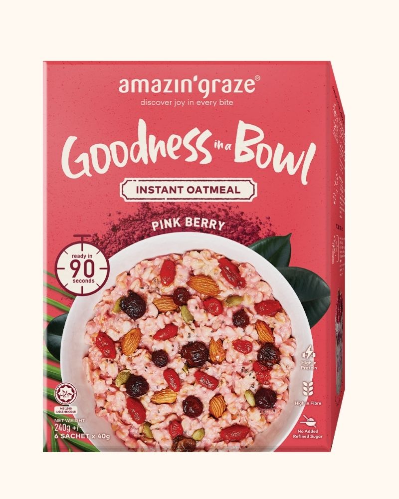 Pink Berry Instant Oatmeal