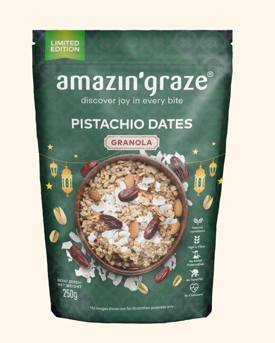 Amazin’ Graze Pistachio Dates Granola 250g