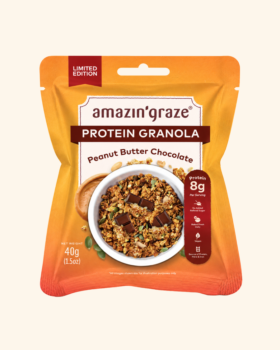 NEW Peanut Butter Protein Granola 40g [Bundle of 5]