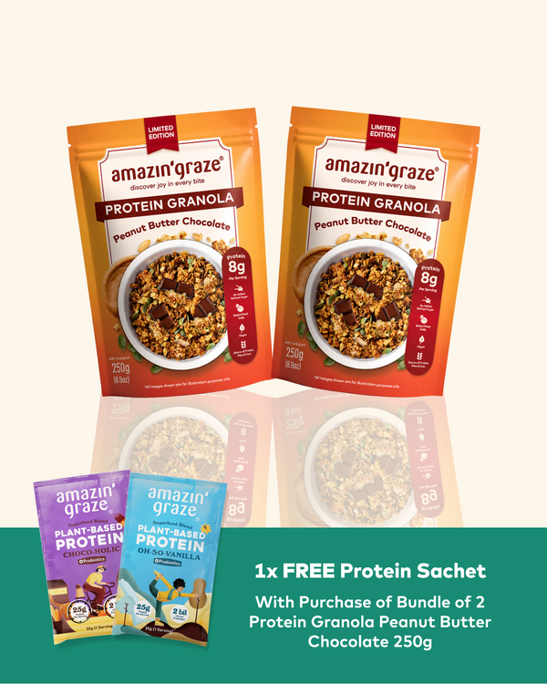 NEW Peanut Butter Protein Granola 250g [Bundle of 2]
