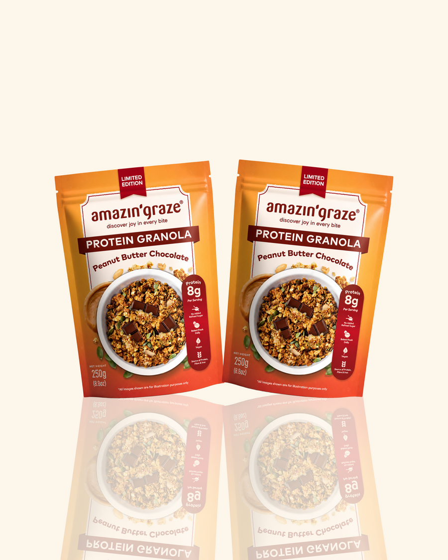 NEW Peanut Butter Protein Granola 250g [Bundle of 2]