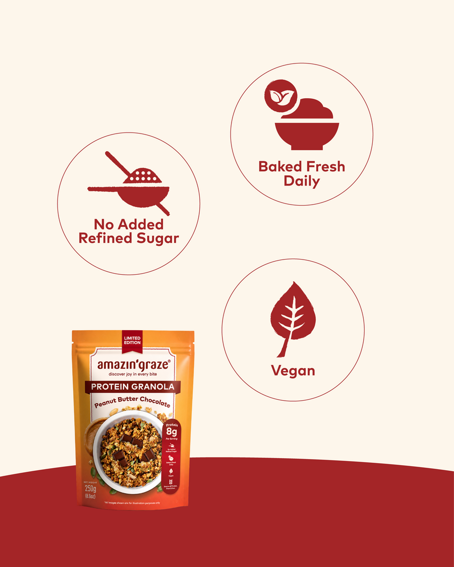 NEW Peanut Butter Protein Granola 250g [Bundle of 2]