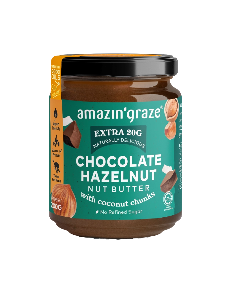 Amazin' Graze Chocolate Coconut Hazelnut Butter 200g