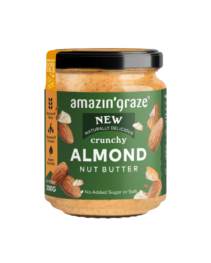 Amazin' Graze Crunchy Almond Butter 200g
