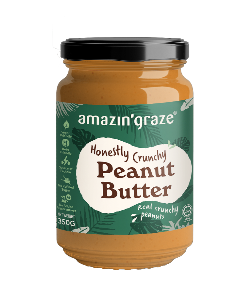 Amazin' Graze Crunchy Peanut Butter [Salt & Sugar Free] 350g