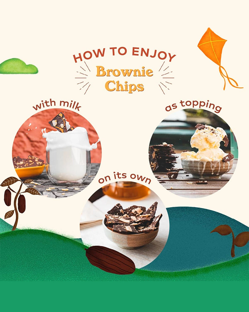 How to Enjoy Amazin' Graze Bundle of 3 Brownie Chips?