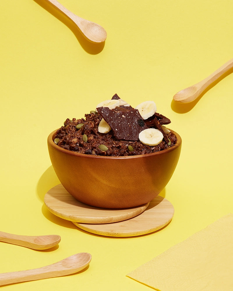 Amazin' Graze High Protein Chocolate Banana Instant Oatmeal 300g Lifestyle