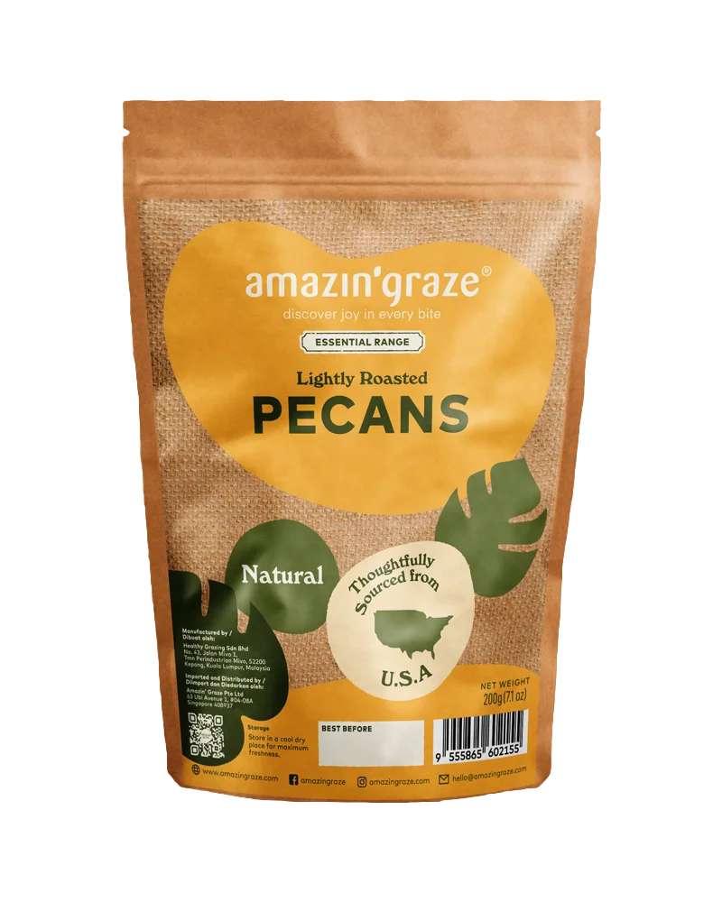 Amazin' Graze Lightly Roasted USA Pecans