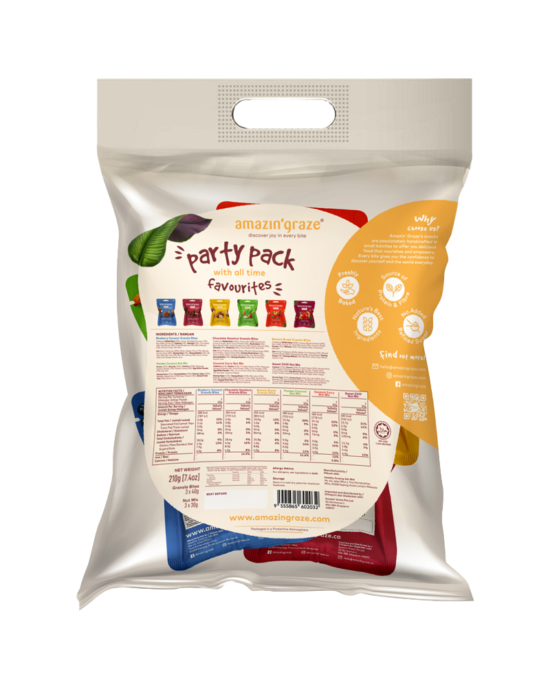 Party Packs (6 packs) Amazin' Graze Singapore