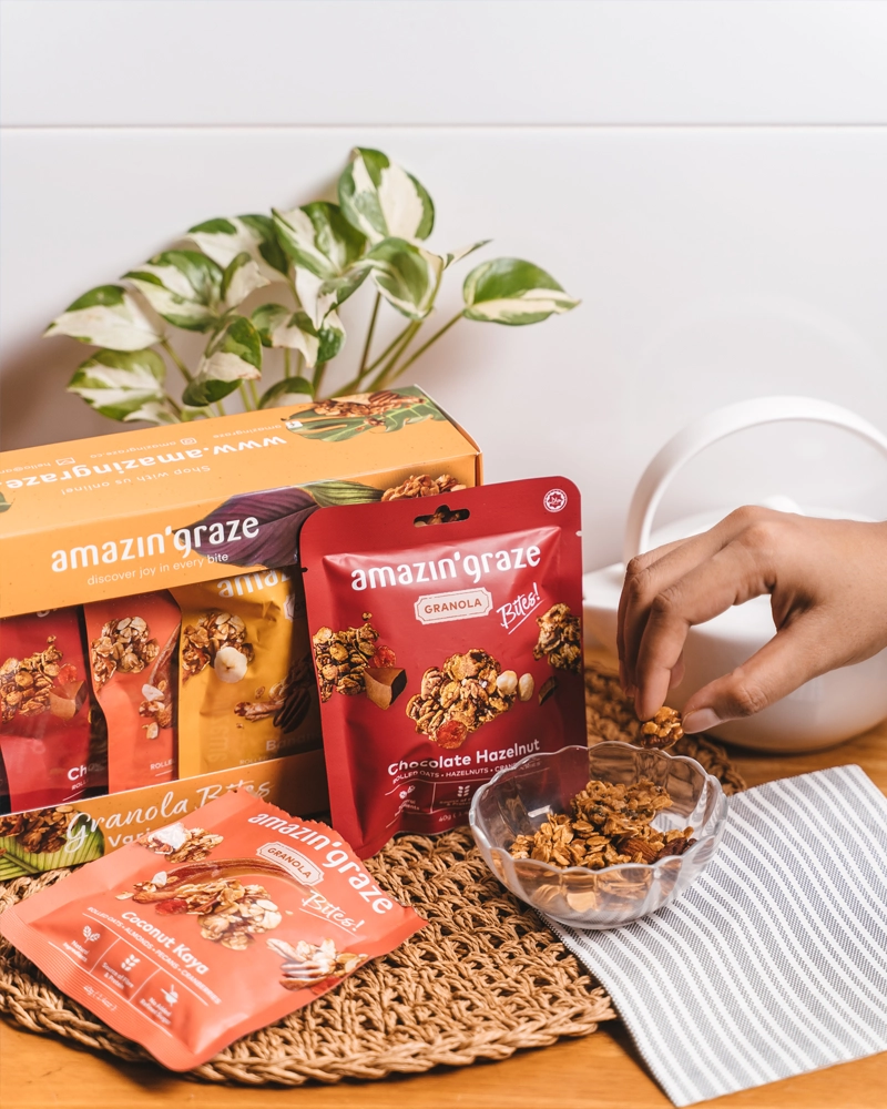 Amazin' Graze Mini Granola and Nut Starter Bundle Advertisement
