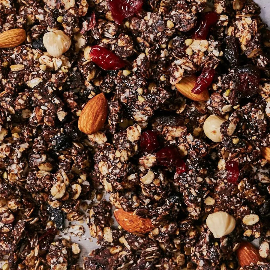 Hazelnut Blackforest Granola Ingredients