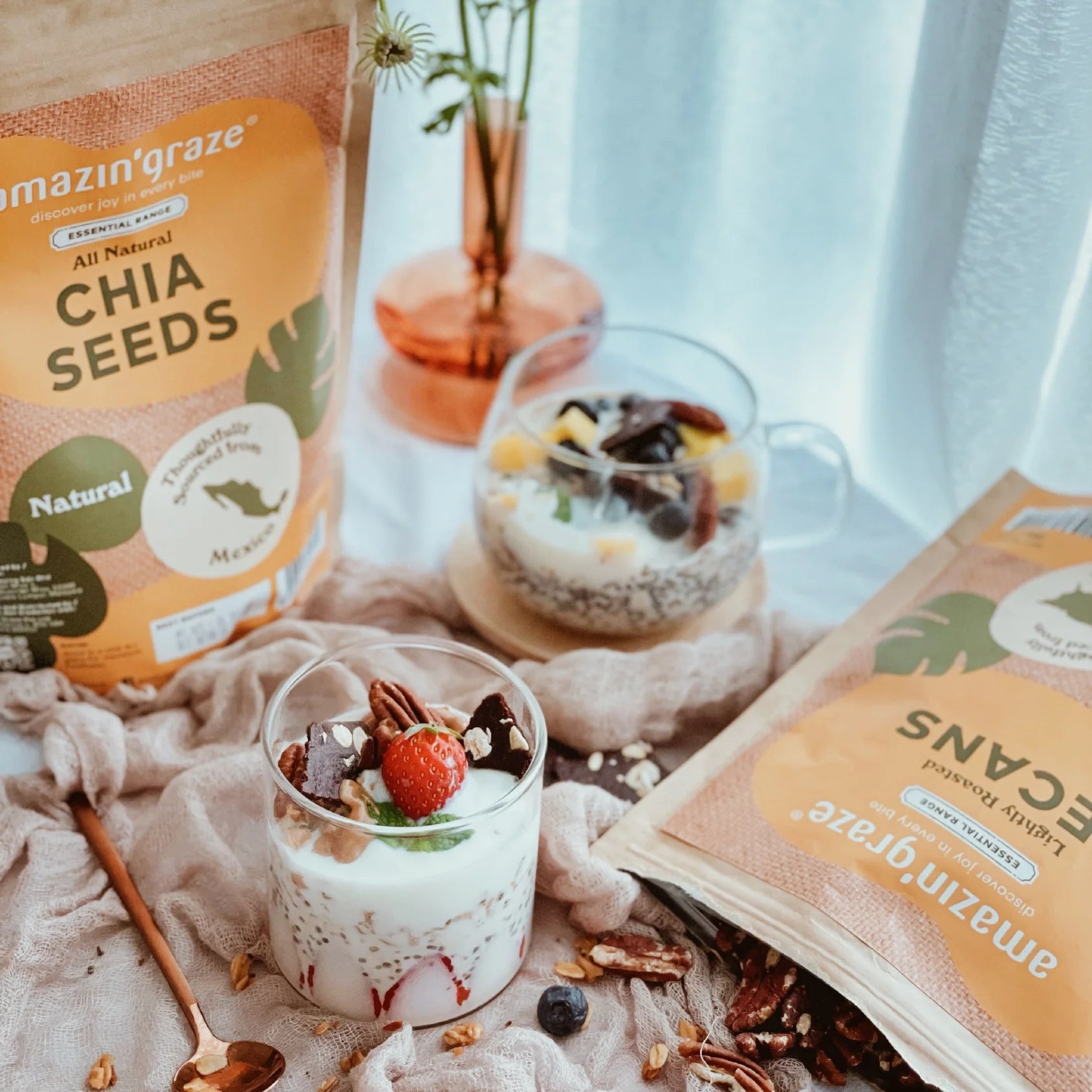 Amazin' Graze Mexican Chia Seeds Advertisement