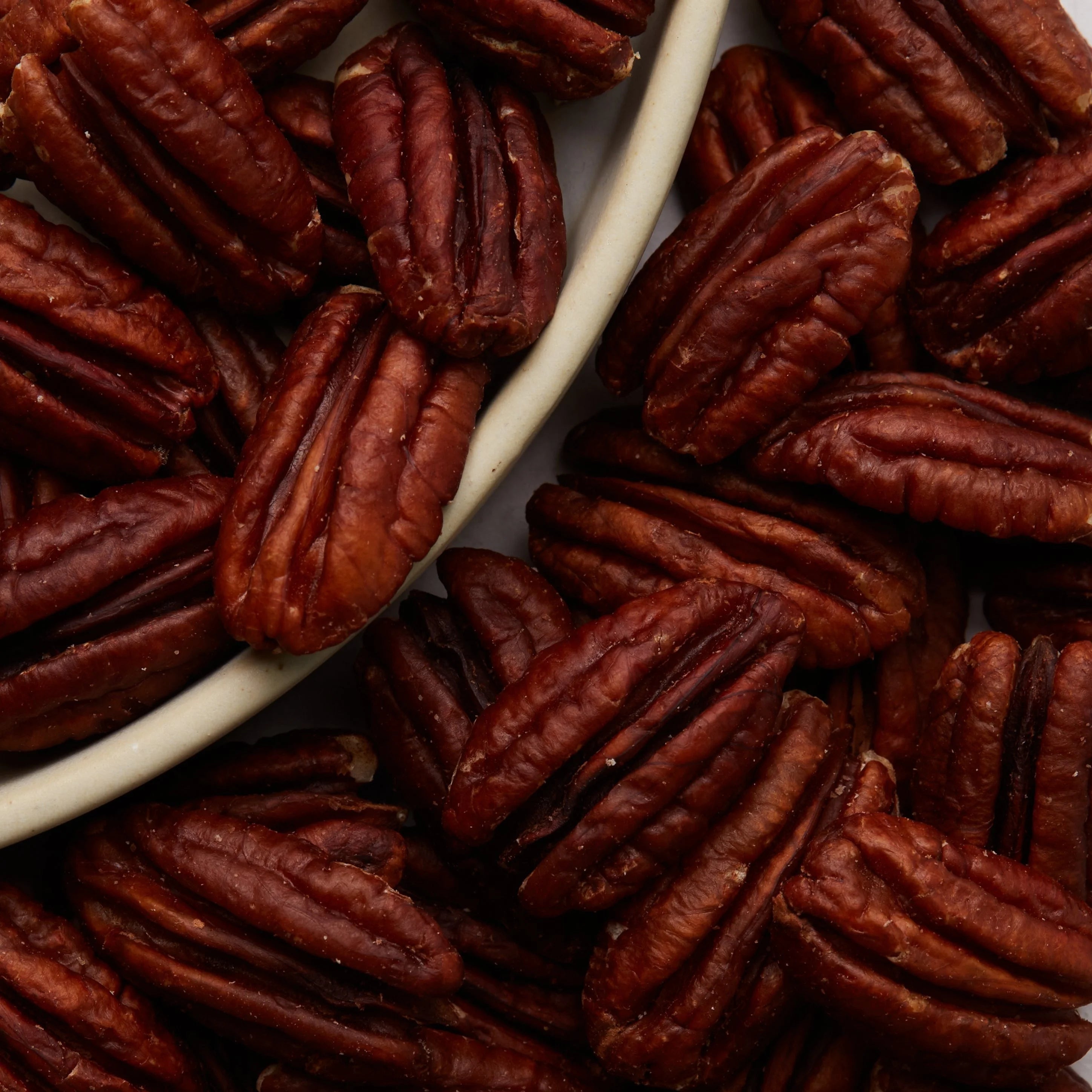 Amazin' Graze Lightly Roasted USA Pecans Closeup